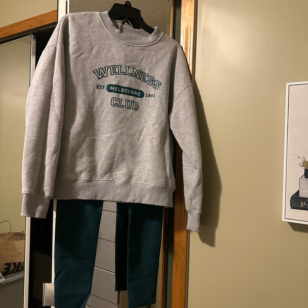Gray Wellness Club Sweatshirt